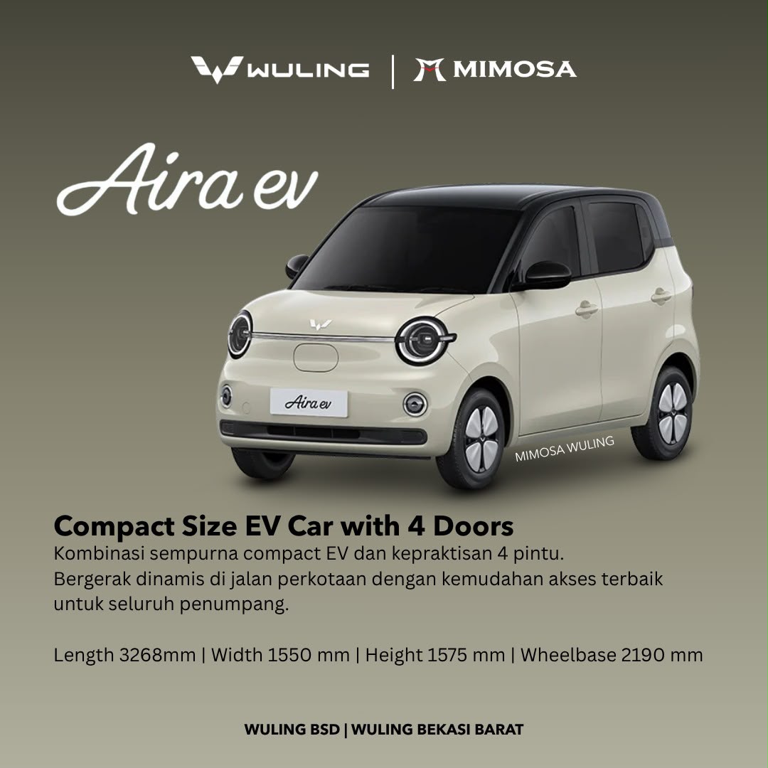 Wuling Aira EV 300 km