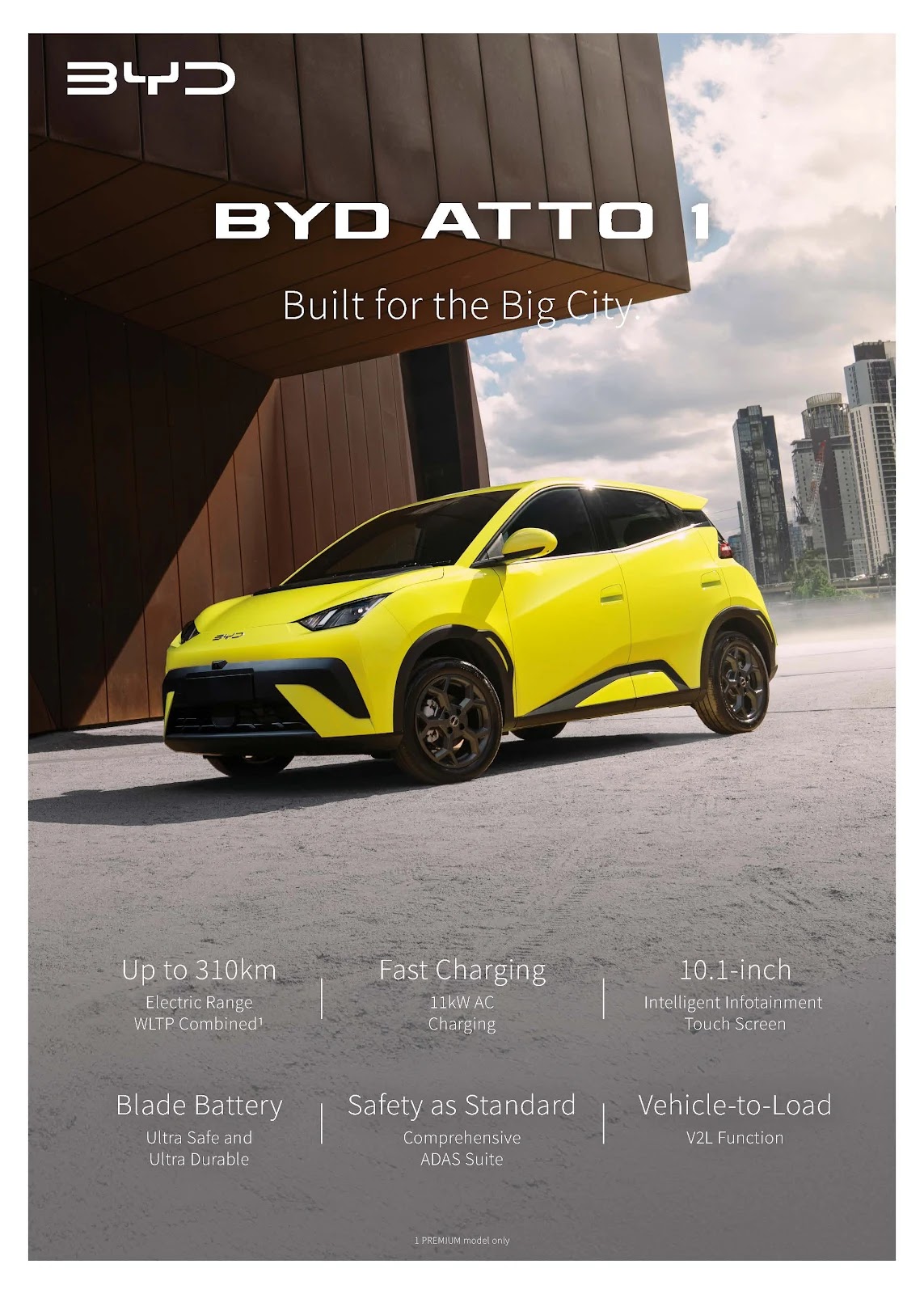 BYD ATTO 1 NIK 2026