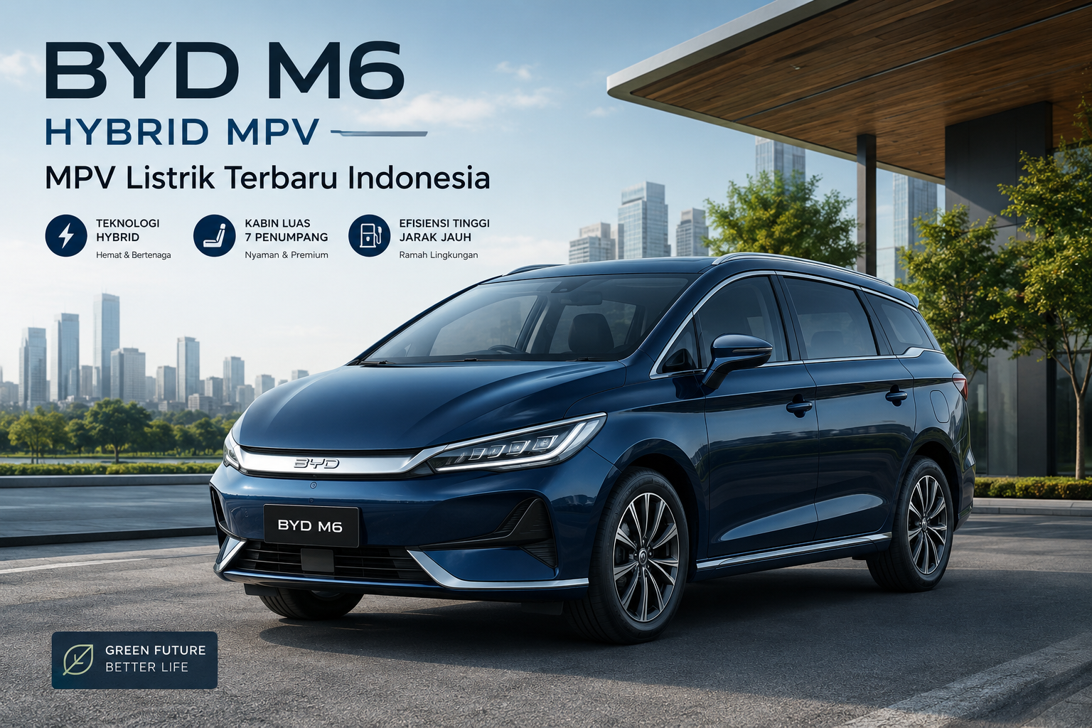 BYD M6 Hybrid Resmi Meluncur di Indonesia, Harga Mulai Rp298 Juta