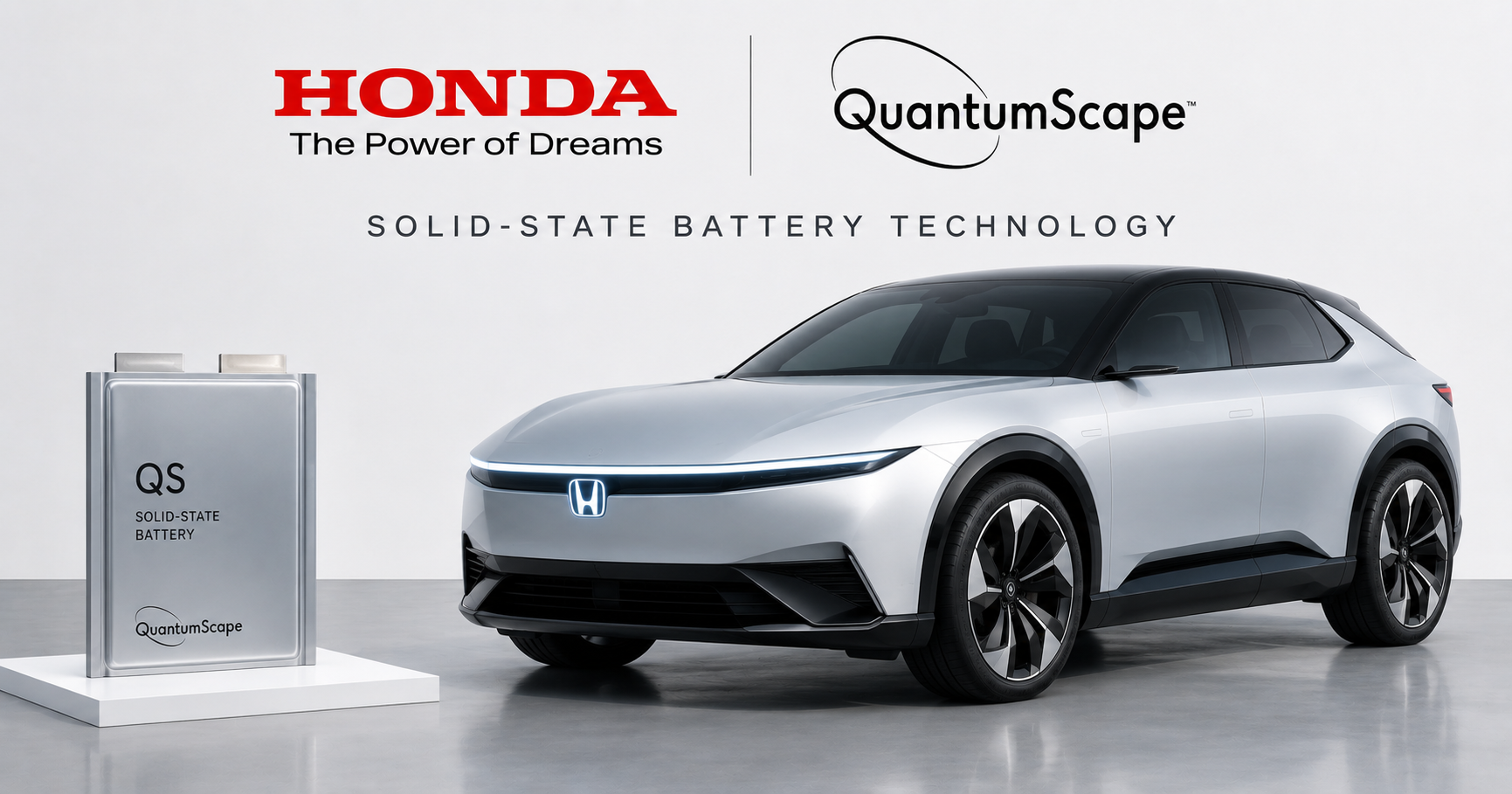 Ilustrasi teknologi baterai solid-state untuk mobil listrik modern